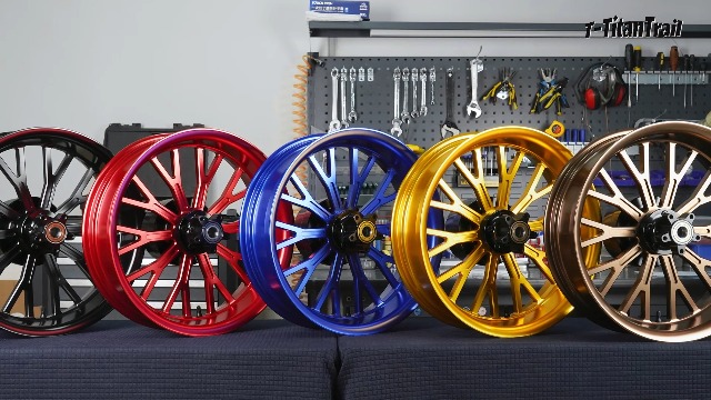 自転車ホイール　king rum?? Mahone??? Amazon.com: 18 Inch Rear Wheel Fat Spokes One-Piece CNC Machined